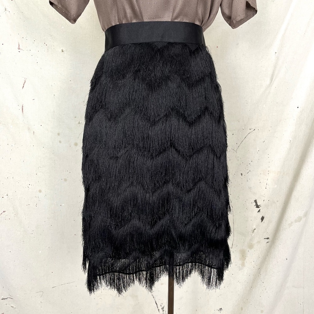 NWT J. McLaughlin Fringe A-Line Skirt